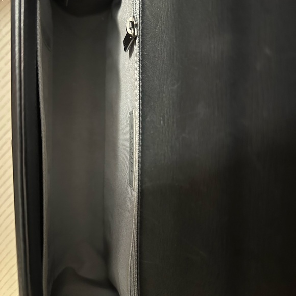 Chanel Medium Quilted Lambskin Black Boy Bag with Ruthenium Hardware - Picture 8 of 10